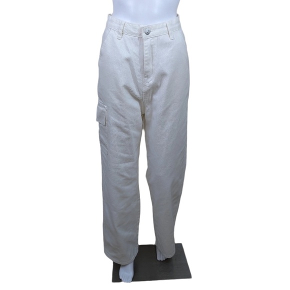 Commense White Wide Leg w/ Side Pocket Size S - Picture 1 of 3